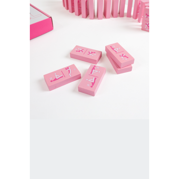 Jeu en bois DOMINO coquin 